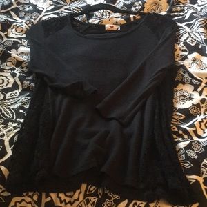 Sheer black shirt